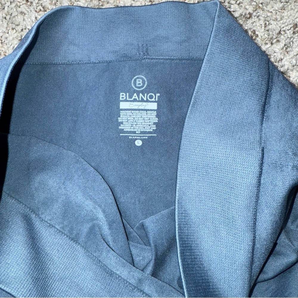 BLANQI‎ Women's Blue Leggings maternity - Picture 4 of 8